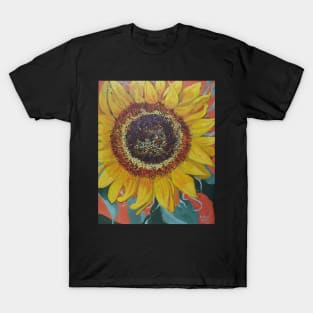 Sunflower painting in acrylics T-Shirt